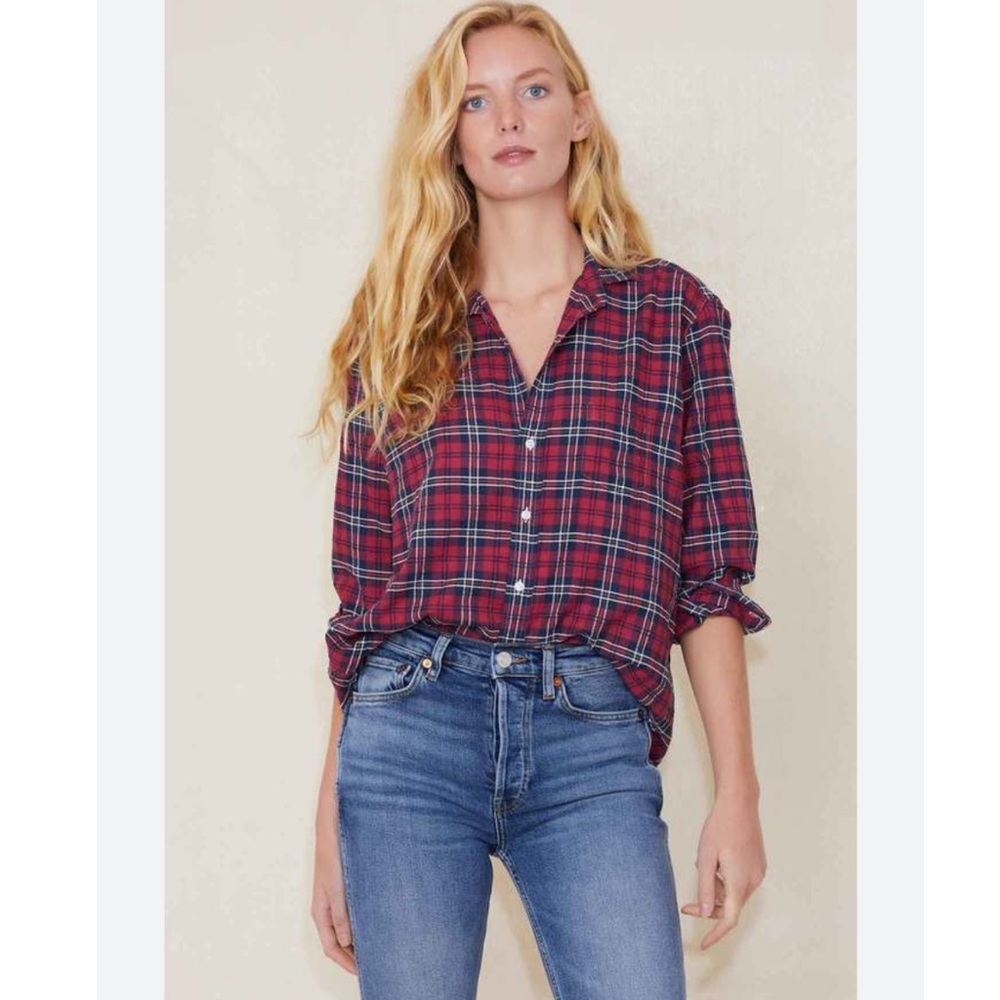 Frank & Eileen Red Plaid Button Down Shirt